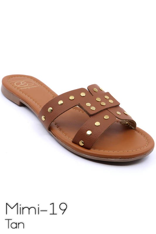 Flute & Flower Studded Beachdaze Sandals