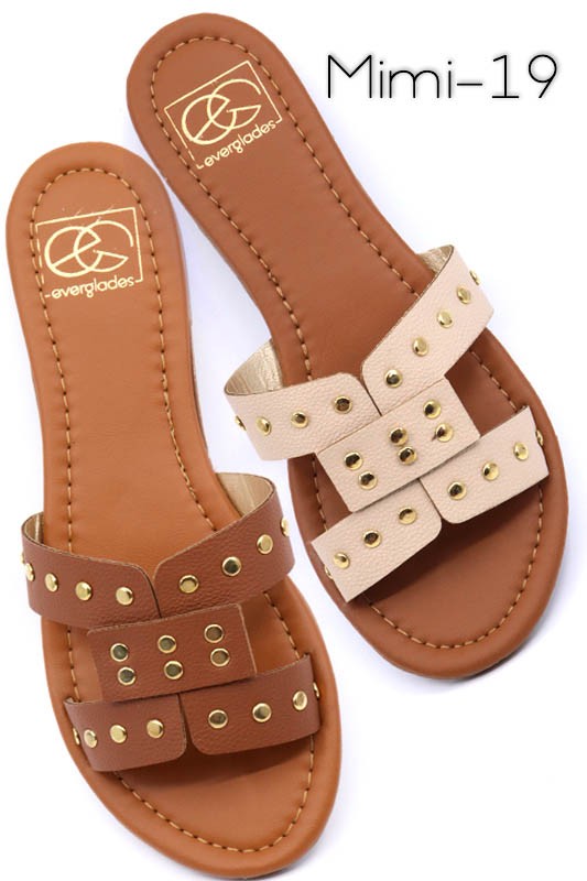 Flute & Flower Studded Beachdaze Sandals