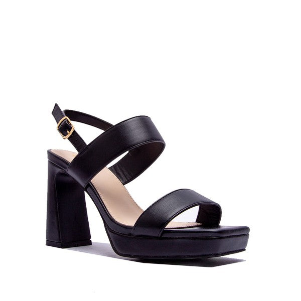 Krisha Heeled Block Sandals