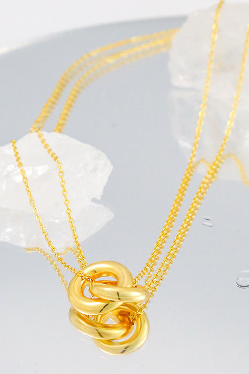 The🫧Rose🫧Garden | Linked Ring Pendant Chain Necklace-The🫧Rose🫧Garden