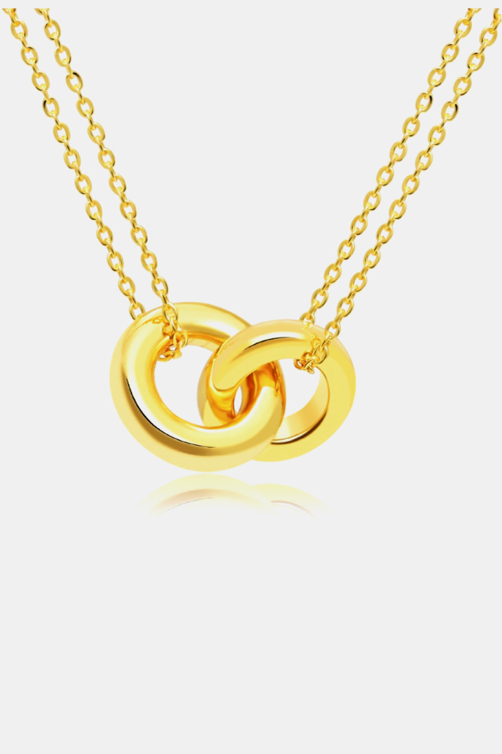 The🫧Rose🫧Garden | Linked Ring Pendant Chain Necklace-The🫧Rose🫧Garden