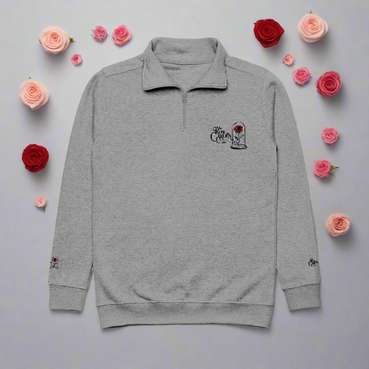 life on the Rose | zip (embroidery)