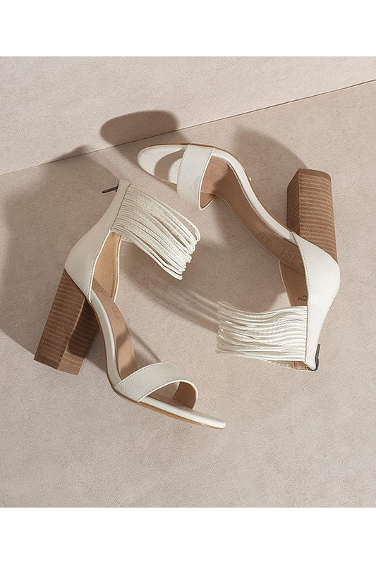 Petal Fizz Ankle Strap Heeled Sandals