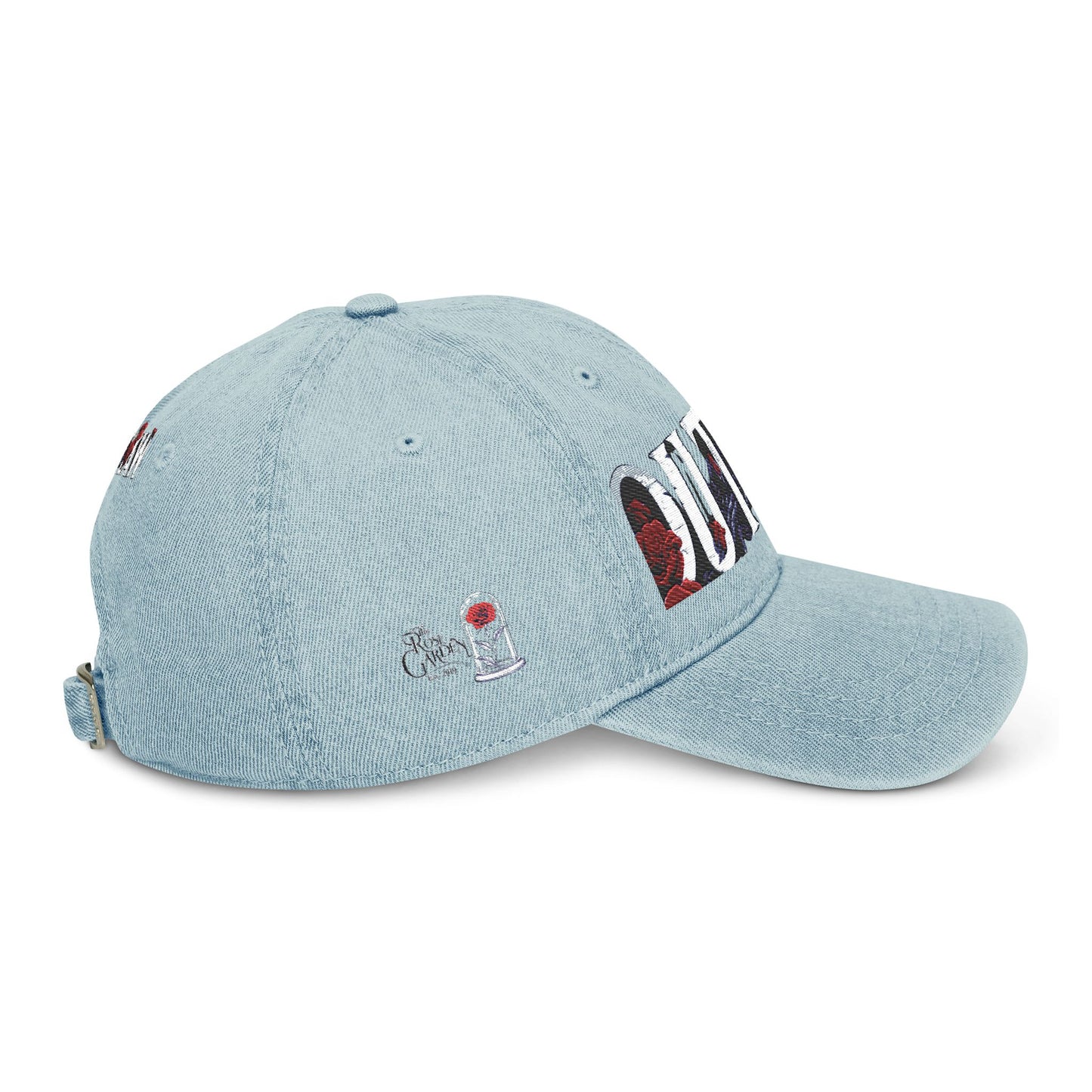 life on the Rose | denim hat (embroidery)