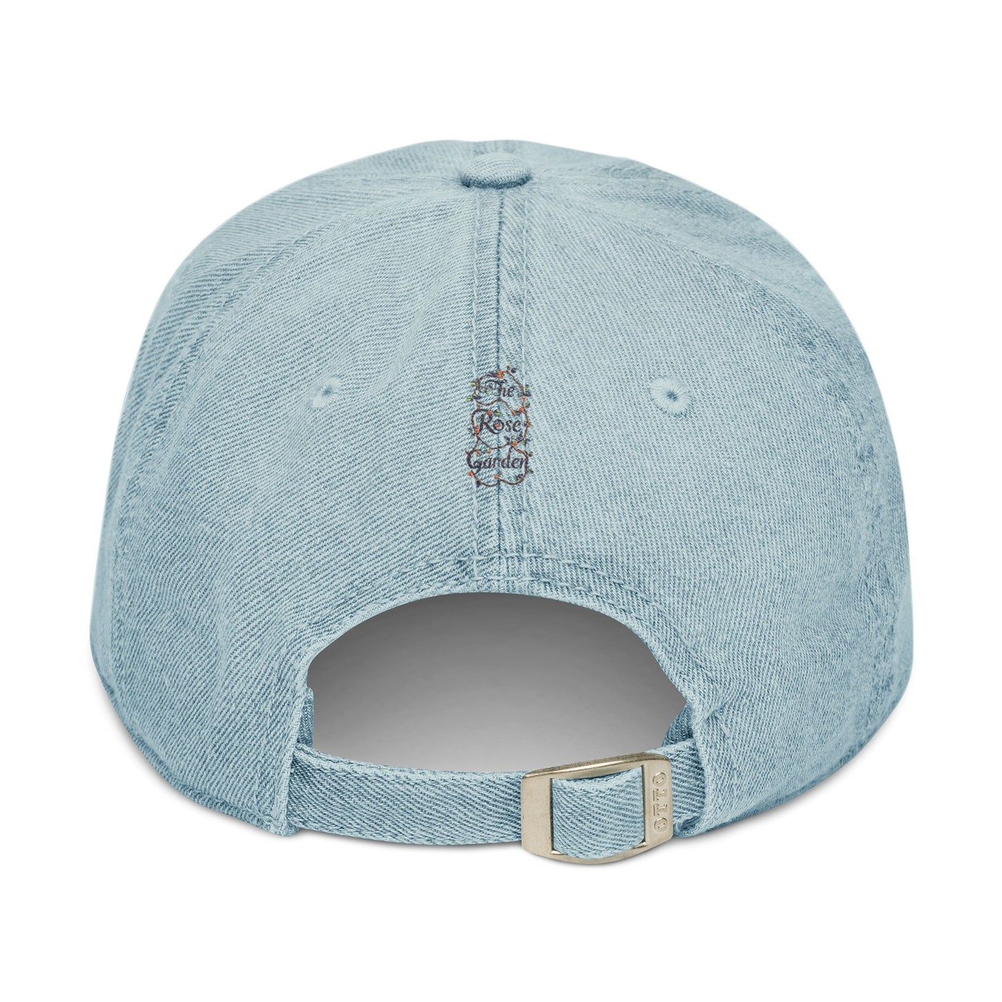 off duty | Denim Embroidered Cap