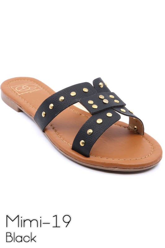 Flute & Flower Studded Beachdaze Sandals