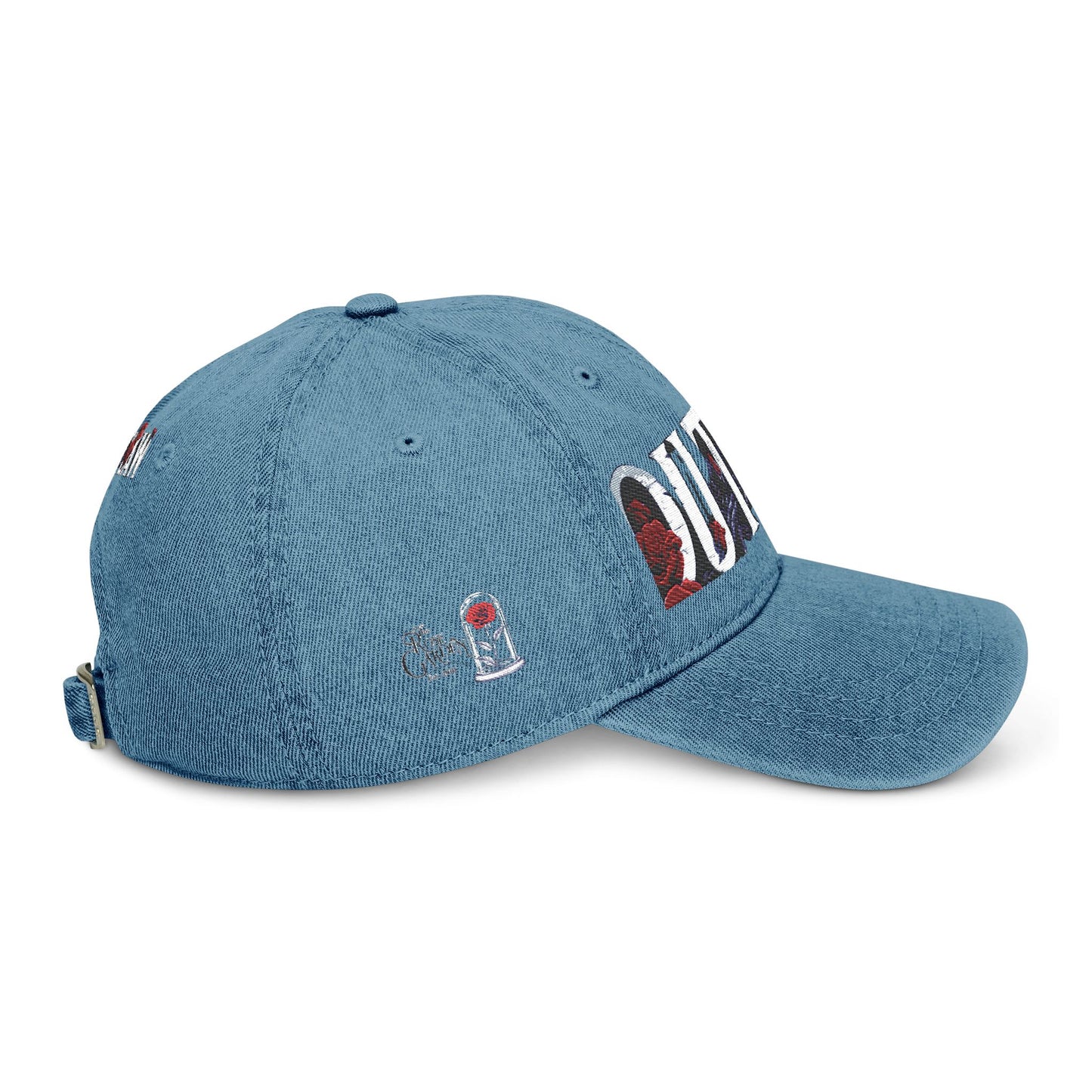 life on the Rose | denim hat (embroidery)