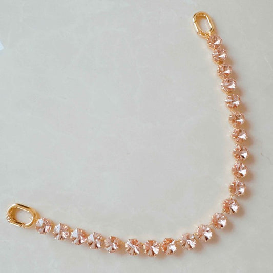 Bold Jewel Chain Bag Charm