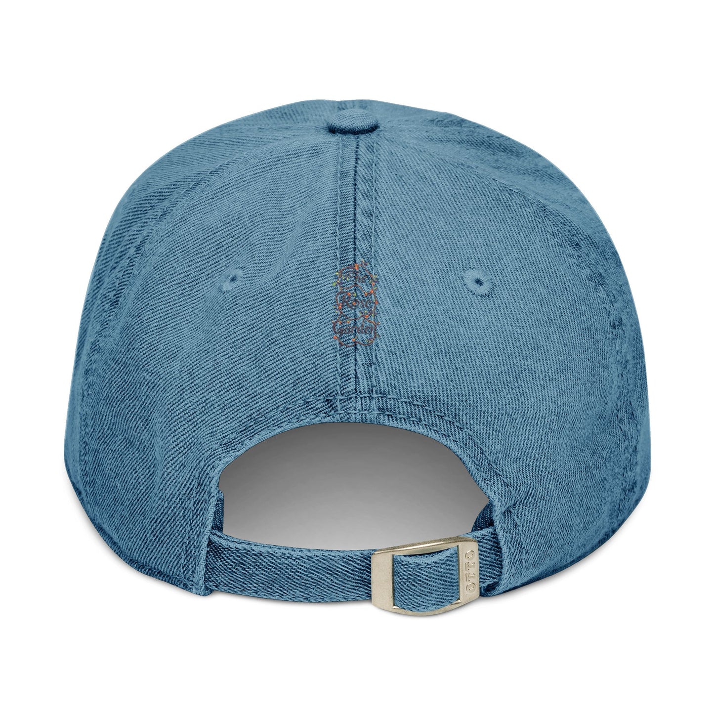 off duty | Denim Embroidered Cap