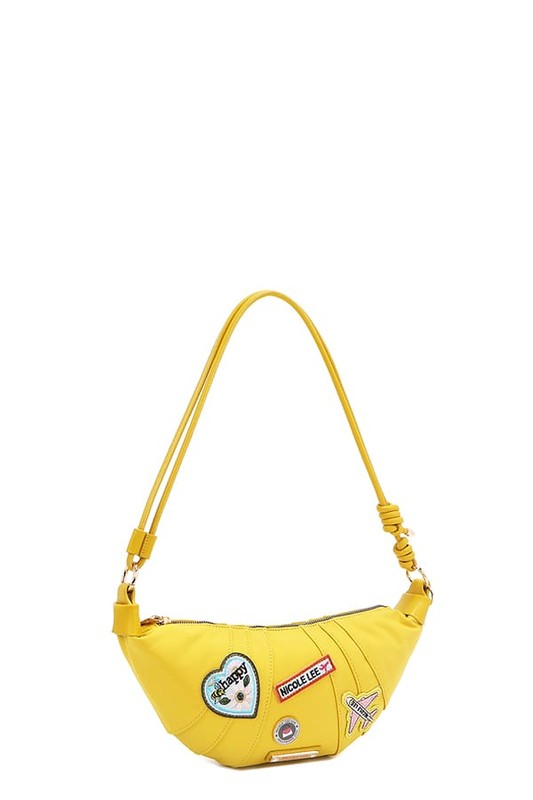 Nicole Lee USA Color Patch Croissant Bag