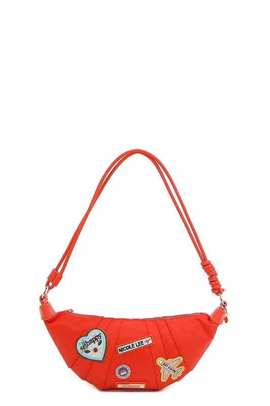 Nicole Lee USA Color Patch Croissant Bag